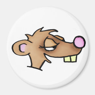 Cartoon Weasel Magnet
