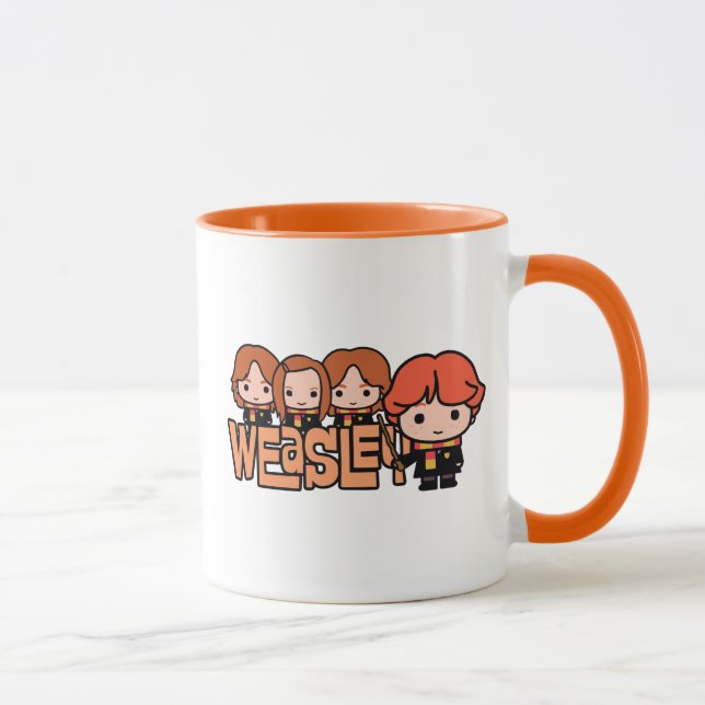 Cartoon Weasley Siblilings Graphic Mug (Right)