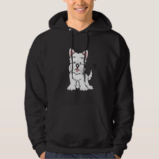 Cartoon Westie hoodie