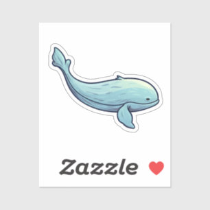 Cartoon whale illustration
