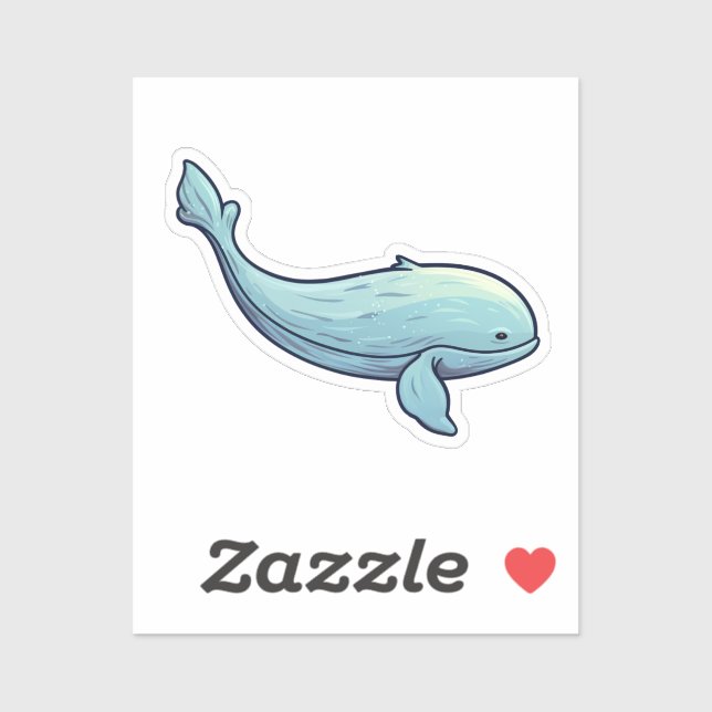 Cartoon whale illustration (Sheet)