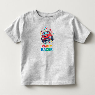 🎈 Cartoon Wheels For Preschool Smiles 🚘 Toddler T-Shirt