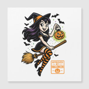 Cartoon Witch  – Approved by Halloween