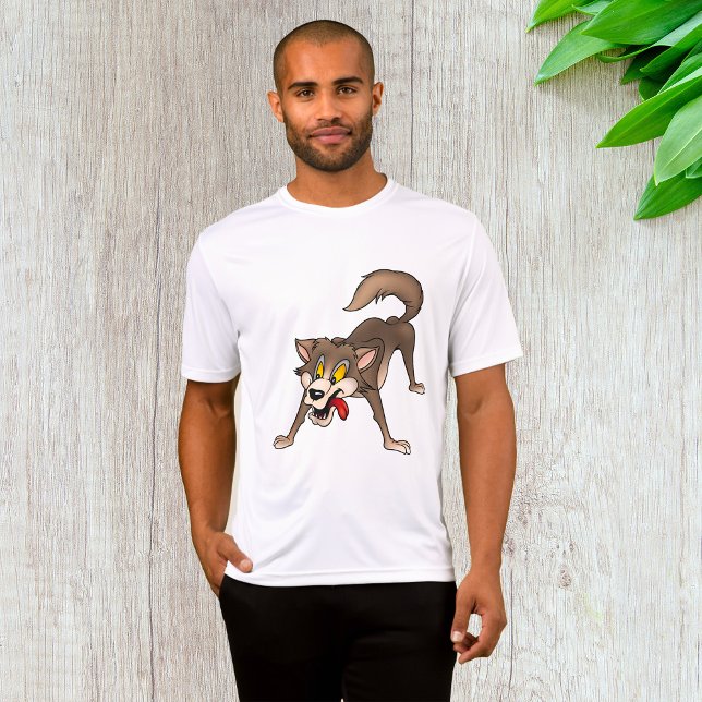 Cartoon Wolf with Goofy Expression T-Shirt (Creator Uploaded)
