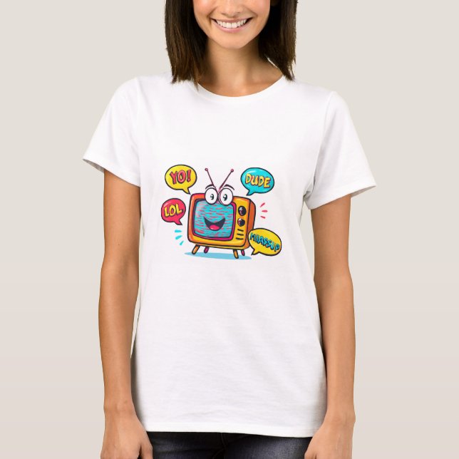 cartoon women tshirt (Front)