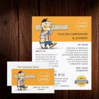 Cartoon Workman, Carpentry, Carpenter