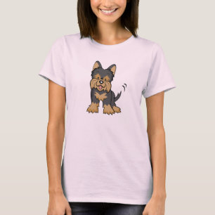 Cartoon Yorkie T shirt