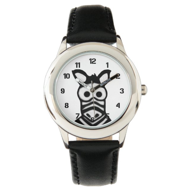 Cartoon Zebra Watch (Front)