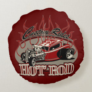 cartooncar25 round cushion