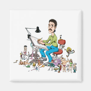 Cartoonist Magnet