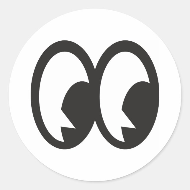 Cartoony Eyes 02 Sticker (Front)