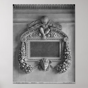 Cartouche from the Caryatids' Tribune Poster