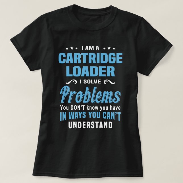 Cartridge Loader T-Shirt (Design Front)