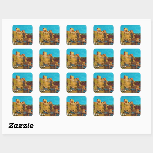 Cartridge macro shot - square sticker (Sheet)