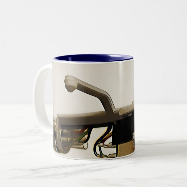 Cartridge macro shot - Two-Tone coffee mug (Front Left)