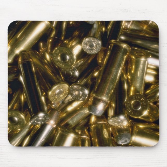 Cartridges, mixed .44 and .357 magnums in random p mouse pad (Front)