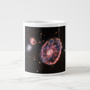 Cartwheel Galaxy, James Webb Space Telescope Large Coffee Mug