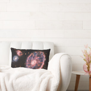 Cartwheel Galaxy, James Webb Space Telescope Lumbar Cushion
