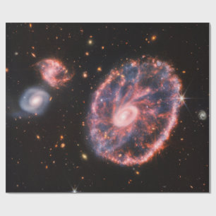 Cartwheel Galaxy, James Webb Space Telescope Wrapping Paper