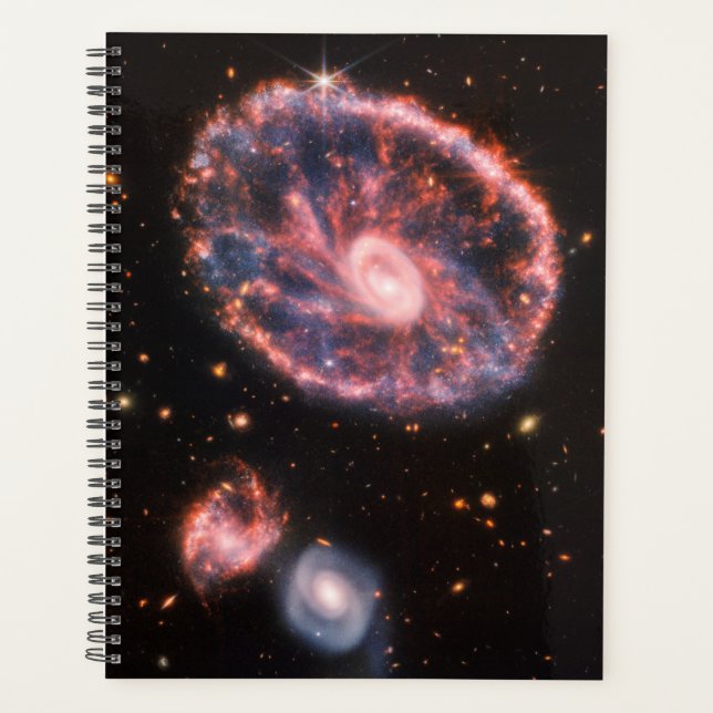 Cartwheel Galaxy JWST James Webb Space Telescope Planner (Front)