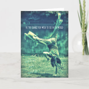 CARTWHEEL Greeting Card