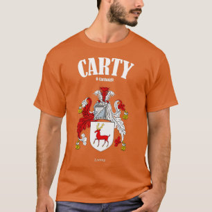 Carty Family Coat of Arms Translation and Meaning T-Shirt