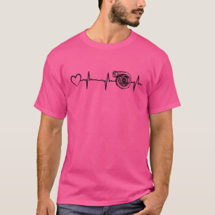 Carurbo Heartbeat Heart Boosting Boost Car friends T-Shirt