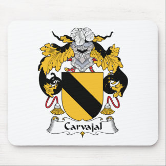 Carvajal Family Crest Mouse Pad