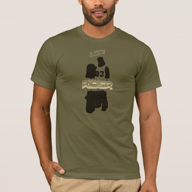 carve Army green Rider T-Shirt (Front)