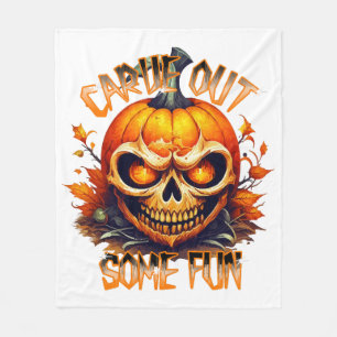 Carve Out Some Fun Fleece Blanket