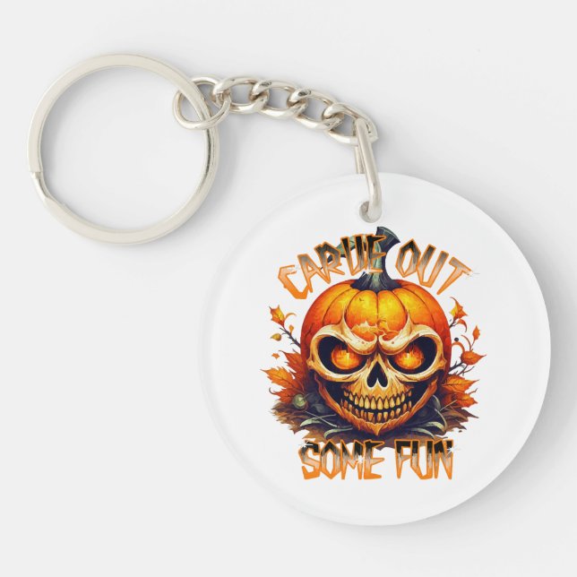 Carve Out Some Fun Key Ring (Front)