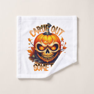 Carve Out Some Fun Wash Cloth