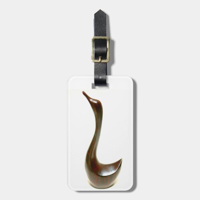 carved bird tag (Front Vertical)