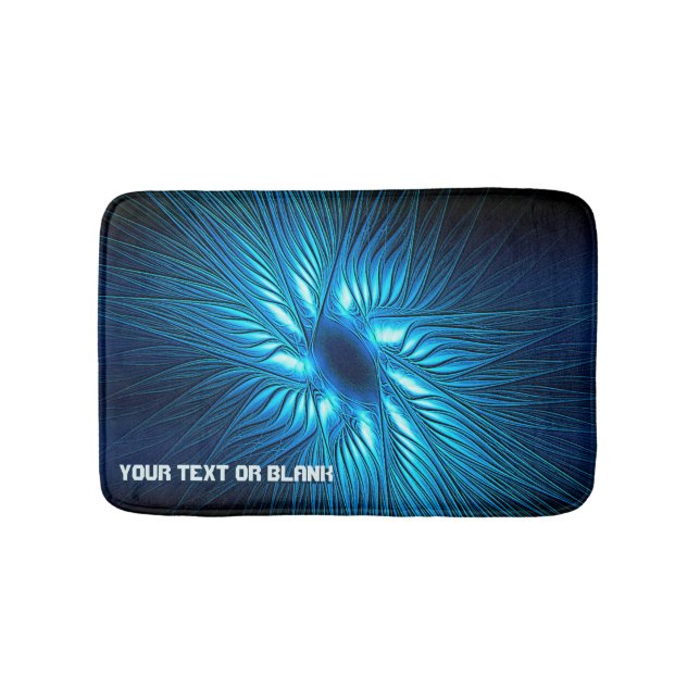 Carved Blue Star Bath Mat (Front)