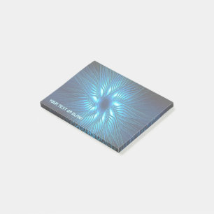 Carved Blue Star Canvas Print Post-it Notes