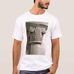 Carved column decorated with croziers and spirals T-Shirt