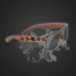 Carved Devotion Wooden Mary Sunglasses