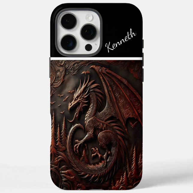 Carved Dragon Mountaintop Case-Mate iPhone Case (Back)