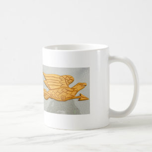 carved eagle mug