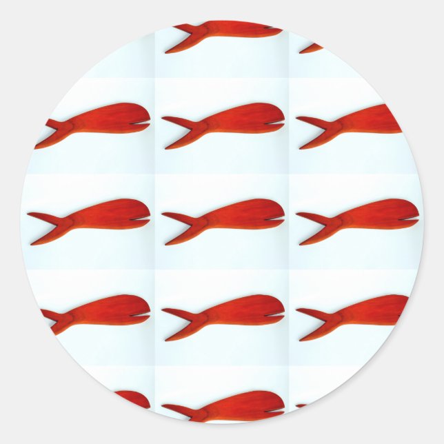 carved fish stickers (Front)