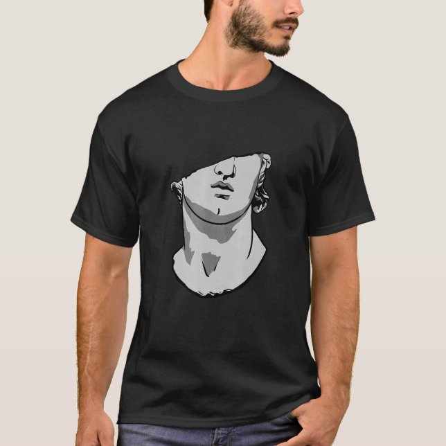 Carved Greek Face T-Shirt (Front)