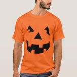 Carved Pumpkin Head T-Shirt<br><div class="desc">Halloween design,  pumpkin head costume t-shirt,  fun cheap Halloween costume from Ricaso</div>