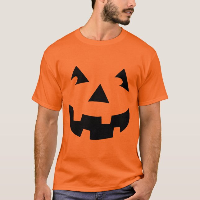 Carved Pumpkin Head T-Shirt (Front)