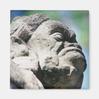 Carved Stone Figure Ancient Mayan Ruins Copan
