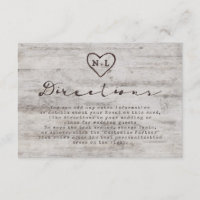 Carved Sweethearts Rustic Birch Wedding Directions