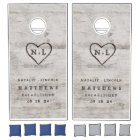 Carved Sweethearts Rustic Tree Wedding Monogram