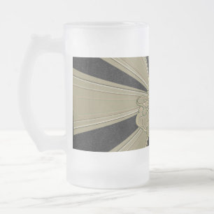 Carved Thanksgiving Turkey - Frosted Glass Beer Mug