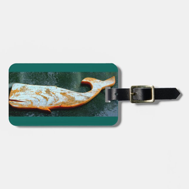 carved whale tag (Front Horizontal)