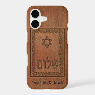 Carved Wood Shalom