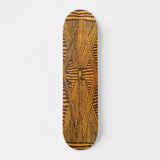 Carved Wood Skateboard (Front)